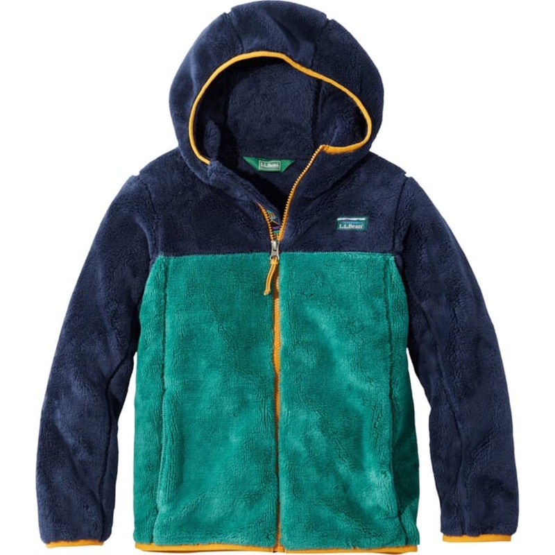 L.L. Bean L.L.Bean Hi-Pile Colorblock Fleece Jacket – Little Kids