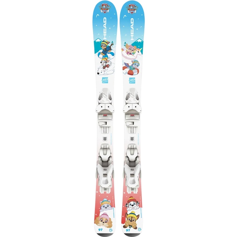HEAD Paw Patrol Skis with JRS 4.5 GW CA Ski Bindings – Kids