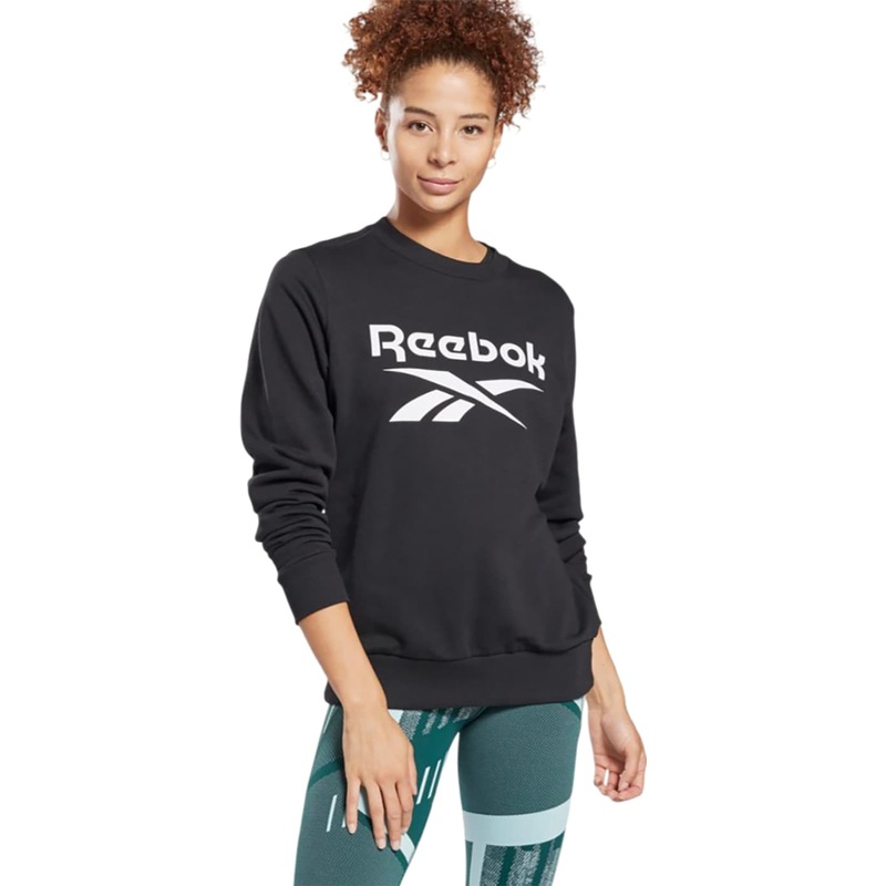 Reebok Identity Logo French Terry Crew Neck Sweatshirt – Women’s