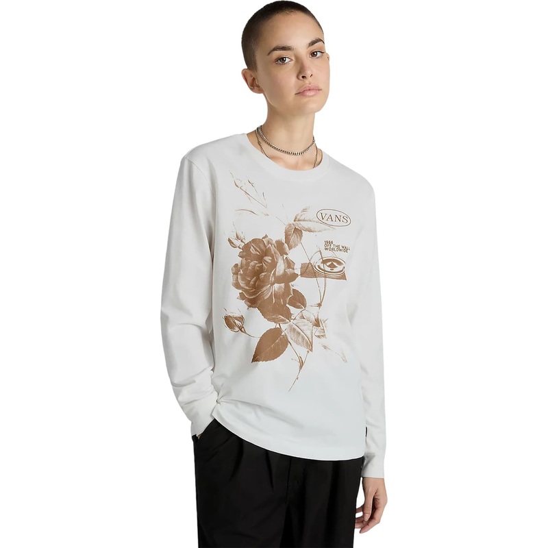 Vans Damask Long Sleeve T-Shirt – Womens