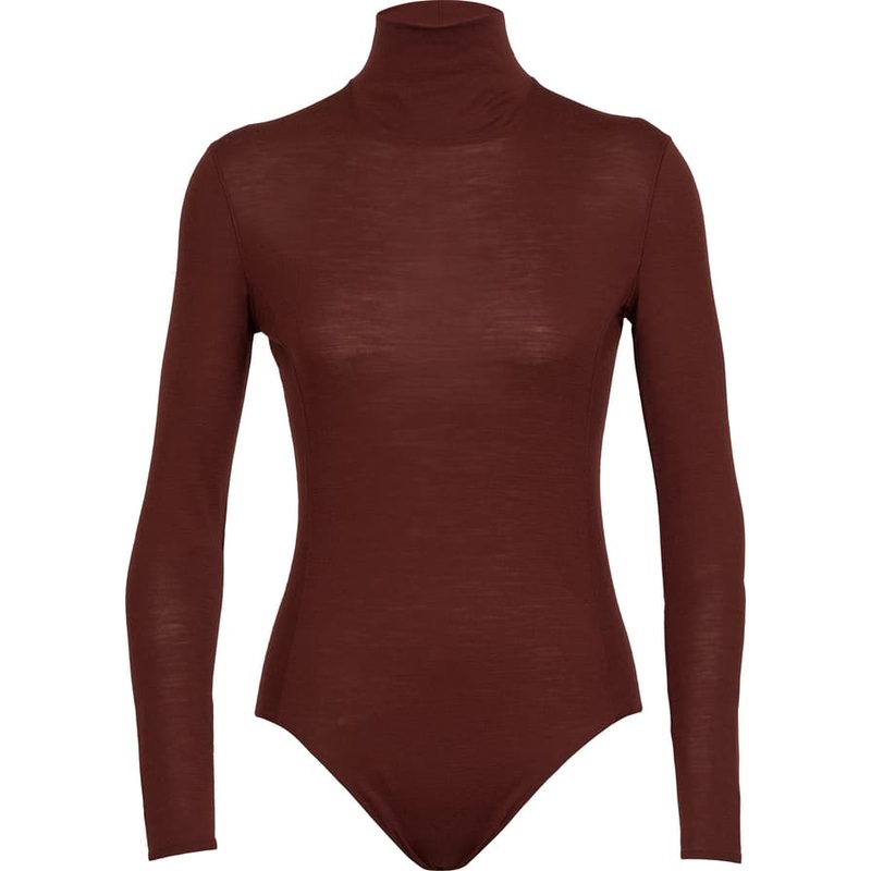 icebreaker Merino Queens Long Sleeve High Neck Bodysuit – Women’s