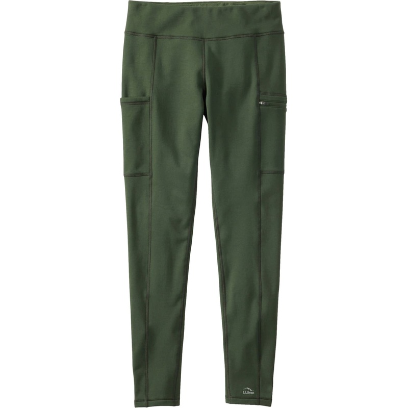 L.L. Bean PrimaLoft ThermaStretch Mid-Rise Fleece Pocket Tights – Women’s